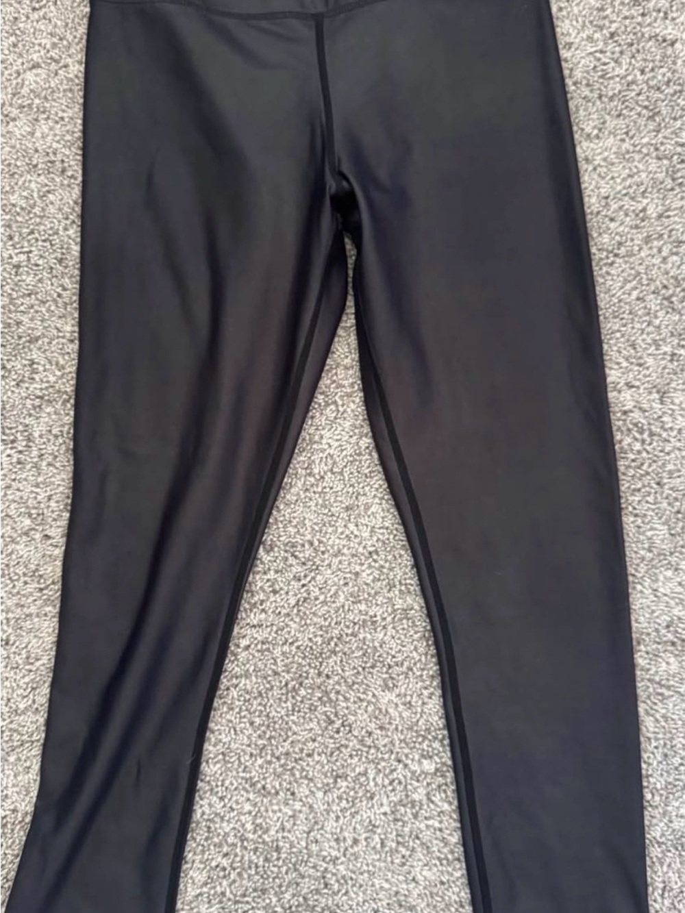 Zyia Black Metallic Light N Tight Leggings